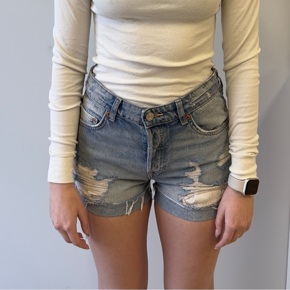 Denim Boyfriend shorts